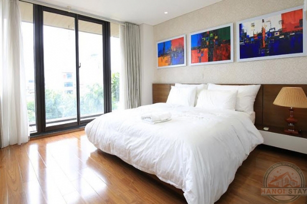 Modern 02 Bedroom Apartment Rental in Truc Bach Area, Ba Dinh, Pleasure-Loving Terrace 13