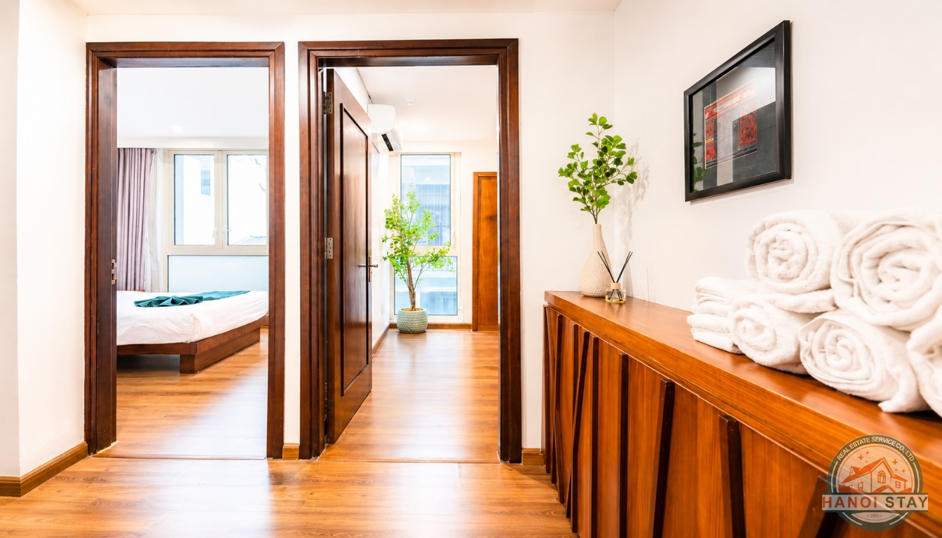 Modern 03 BR Serviced Apartment for rent in Kim Ma Area, Ba Dinh 2
