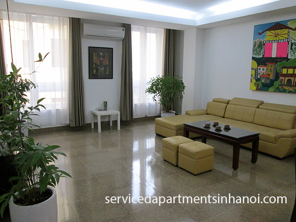 Modern and brand new two bedroom apartment for rent in Ba Dinh near Giang Vo street 1