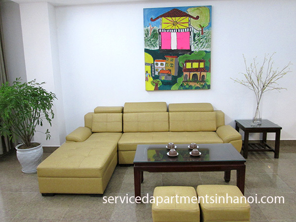 Modern and brand new two bedroom apartment for rent in Ba Dinh near Giang Vo street 2