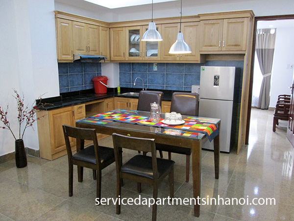 Modern and brand new two bedroom apartment for rent in Ba Dinh near Giang Vo street 3