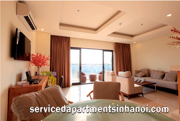 Modern design and luxurious apartment rental in Hanoi West Lake 1