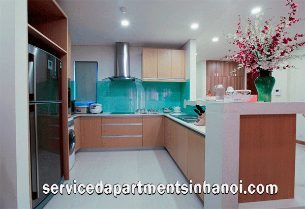 Modern design and luxurious apartment rental in Hanoi West Lake 4