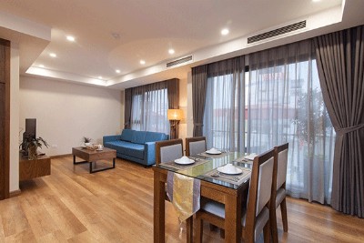 Modern design, Simple and Sophisticated Apartment Rental Near Thong Nhat Park, Hanoi