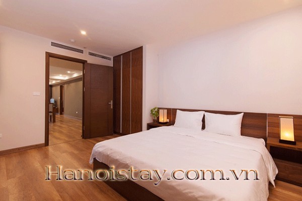 Modern design, Simple and Sophisticated Apartment Rental Near Thong Nhat Park, Hanoi 1