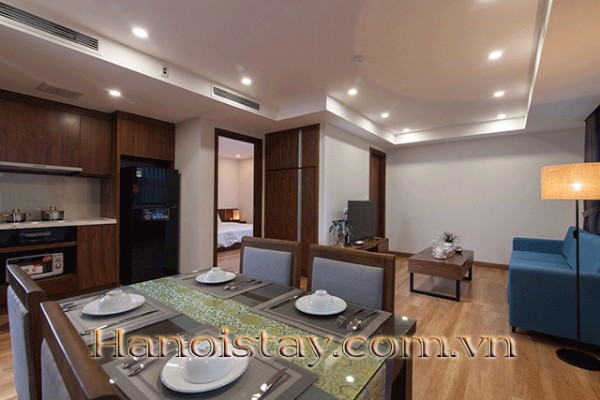 Modern design, Simple and Sophisticated Apartment Rental Near Thong Nhat Park, Hanoi 2