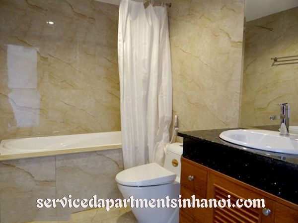 Modern Duplex Three bedroom serviced apartment Rental in Truc Bach 11