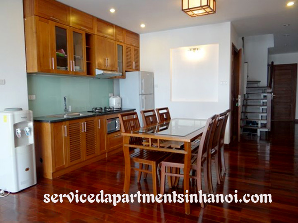 Modern Duplex Three bedroom serviced apartment Rental in Truc Bach 3