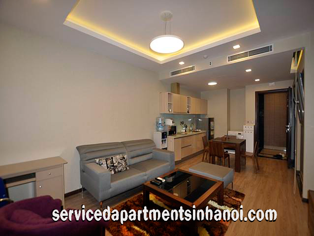 Modern Furniture One Bedroom apartment rental in Ba Dinh, near Ngoc Khanh Lake 4