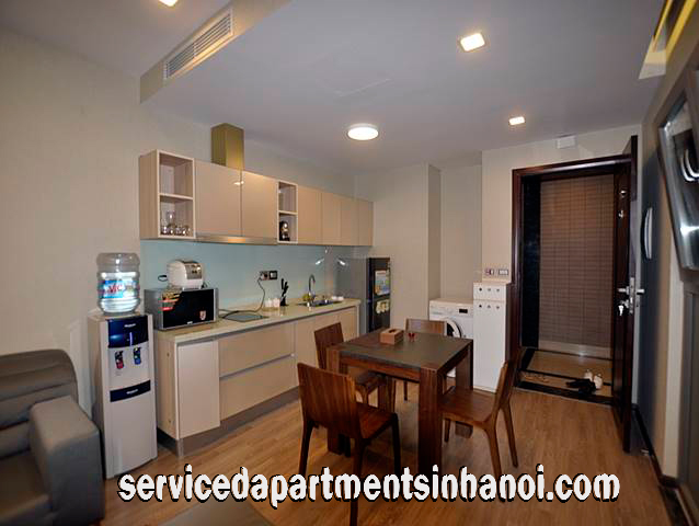 Modern Furniture One Bedroom apartment rental in Ba Dinh, near Ngoc Khanh Lake 5