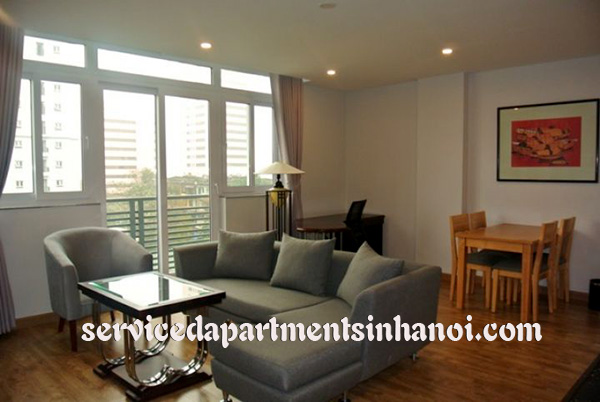 Modern layout servied apartment in Ba Dinh, one bed, big window 10