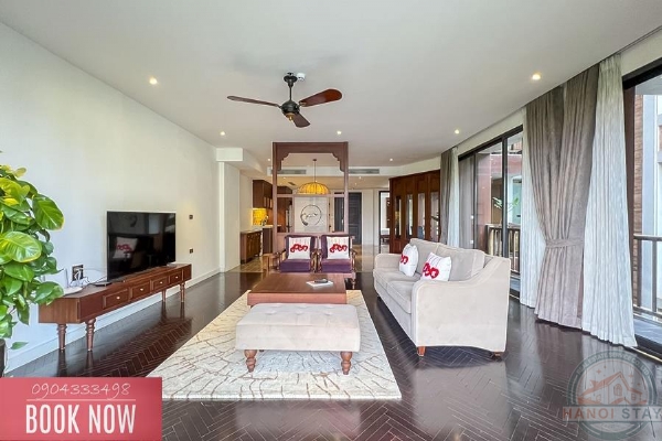 Modern Luxury: Spacious 4-Bedroom Apartment for Rent on Quang Khanh Street, Near the Lake 1