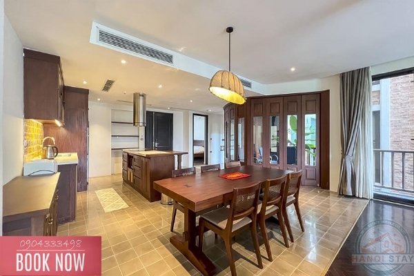 Modern Luxury: Spacious 4-Bedroom Apartment for Rent on Quang Khanh Street, Near the Lake 8