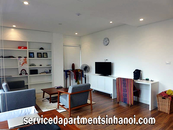 Modern One Bedroom Apartment for Rent in Dong Da, Big Balcony 4