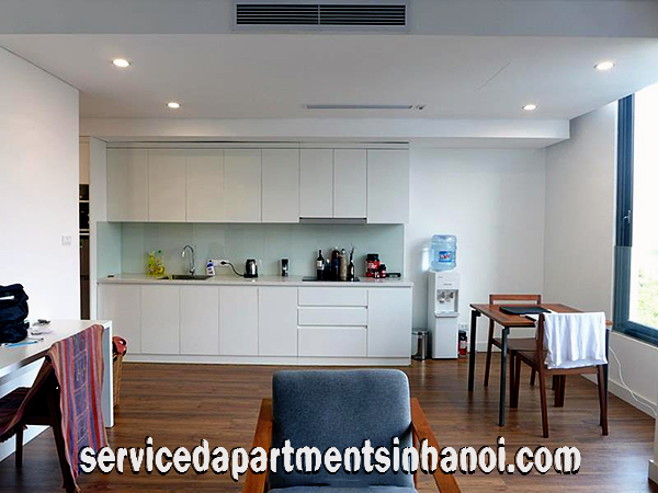Modern One Bedroom Apartment for Rent in Dong Da, Big Balcony 5