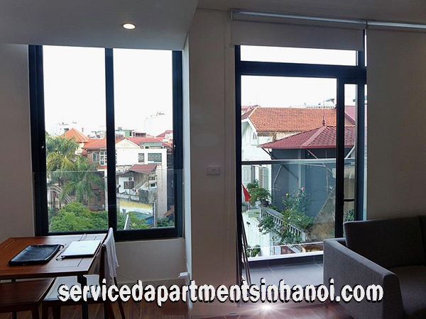 Modern One Bedroom Apartment for Rent in Dong Da, Big Balcony 8