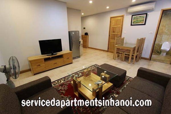 Modern One Bedroom Apartment for rent in Lieu Giai Street, Ba Dinh 2