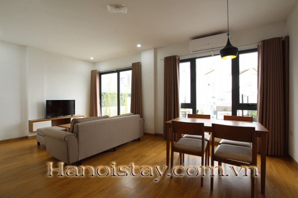 Modern One Bedroom Apartment Rental in Tay Ho Area, Close to Thang Loi Hotel, Lovely Balcony 7