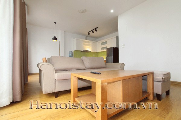 Modern One Bedroom Apartment Rental in Tay Ho Area, Close to Thang Loi Hotel, Lovely Balcony 8