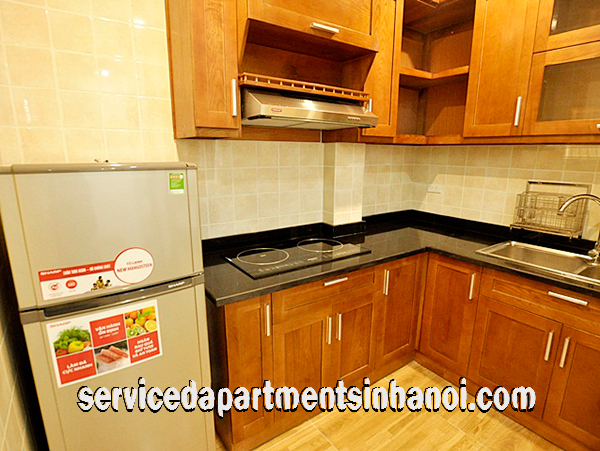 Modern One Bedroom Bedroom Apartment Rental in Lang Ha street, Cheap Price 3
