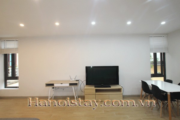 Modern One Bedroom Property Rental near Tran Hung Dao street, Hoan Kiem, Nice Balcony 10