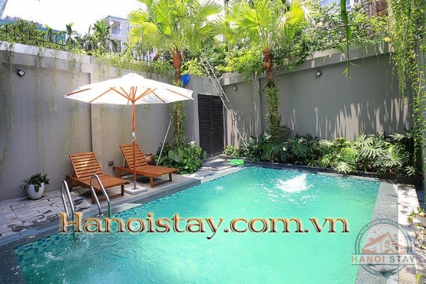 *Modern One Bedroom Property with Pool For Rent in Dang Thai mai street, Tay Ho* 10