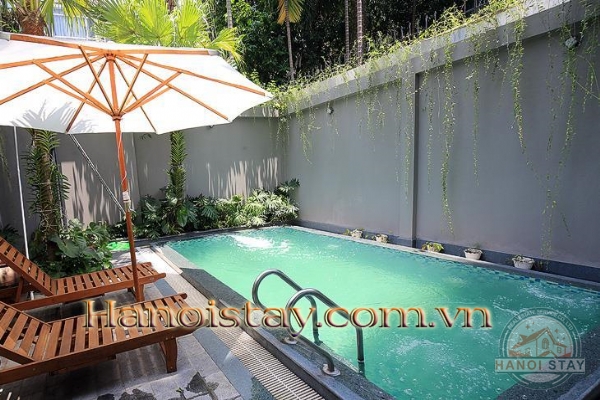 *Modern One Bedroom Property with Pool For Rent in Dang Thai mai street, Tay Ho* 11