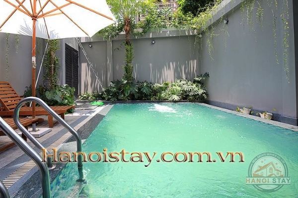 *Modern One Bedroom Property with Pool For Rent in Dang Thai mai street, Tay Ho* 12