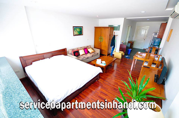 Modern one bedroom studio for rent in Nguyen Khac Hieu str, Truc Bach lake 2