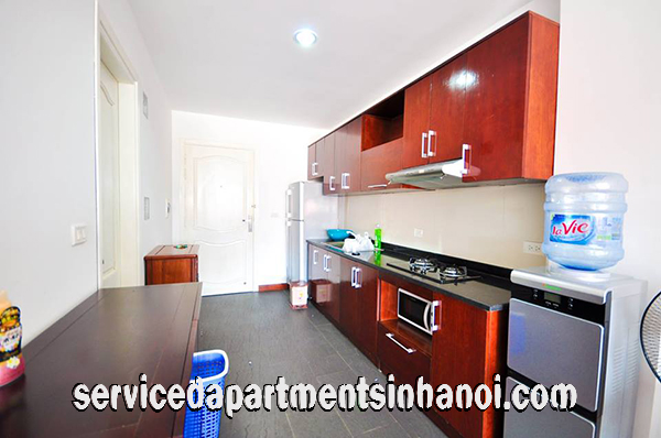 Modern one bedroom studio for rent in Nguyen Khac Hieu str, Truc Bach lake 4