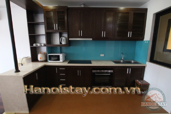 Modern Spacious Two Bedroom Apartment Rental in To Ngoc Van street, Tay Ho 8
