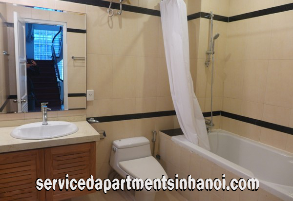 Modern Style Four bedroom Villa for rent in Tay Ho, Ha Noi, Garage for Car, Direct Car Access 14