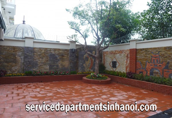 Modern Style Four bedroom Villa for rent in Tay Ho, Ha Noi, Garage for Car, Direct Car Access 7