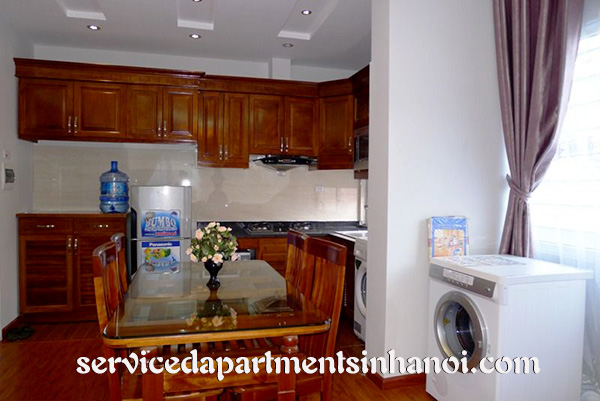 Modern style serviced apartment for rent in Lang Ha 6