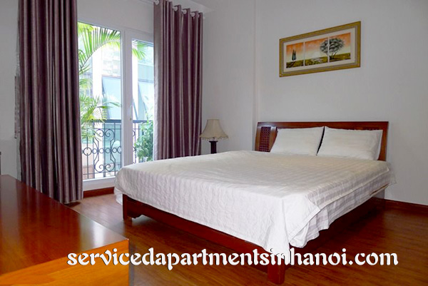 Modern style serviced apartment for rent in Lang Ha 8