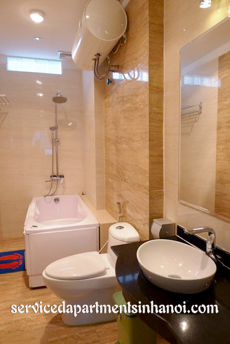 Modern style serviced apartment for rent in Lang Ha 9