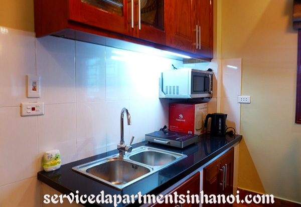 Modern style Studio apartment for rent in Yen Phu village 3
