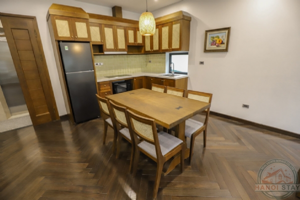 Modern Tranquility: 2 BR Apartment for Rent with Balcony on Dang Thai Mai Street, Tay Ho 1