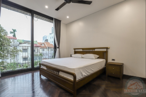 Modern Tranquility: 2 BR Apartment for Rent with Balcony on Dang Thai Mai Street, Tay Ho 4