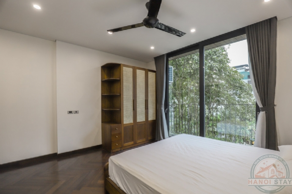 Modern Tranquility: 2 BR Apartment for Rent with Balcony on Dang Thai Mai Street, Tay Ho 5