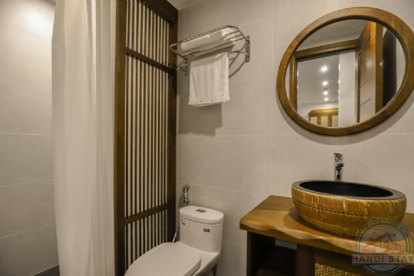 Modern Tranquility: 2 BR Apartment for Rent with Balcony on Dang Thai Mai Street, Tay Ho 12