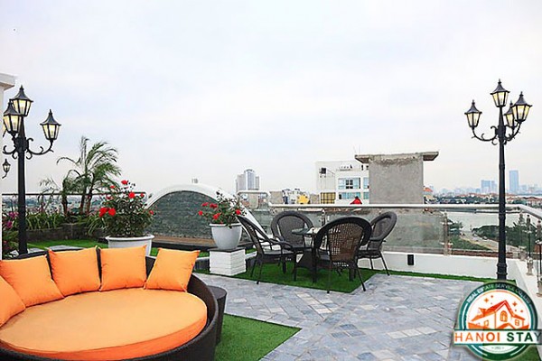 *Modern Two Bedroom Apartment For rent in Tay Ho district with Beautiful Balcony* 1