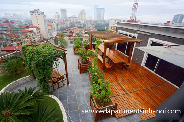 Modern two bedroom apartment in Hao Nam, 800$/month 1