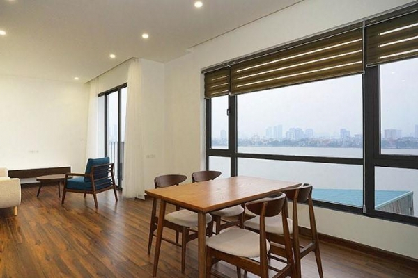 Modern Two bedroom apartment rental in Tay Ho, face to West lake with Balcony