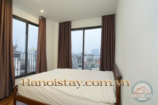 Modern Two bedroom apartment rental in Tay Ho, face to West lake with Balcony 11