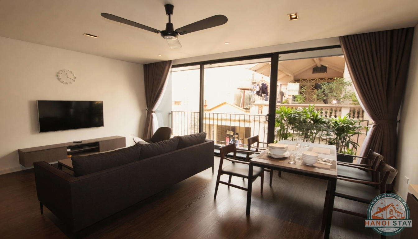 Modern Two bedroom Apartment Rental in Xuan Dieu, Center of Tay Ho 3