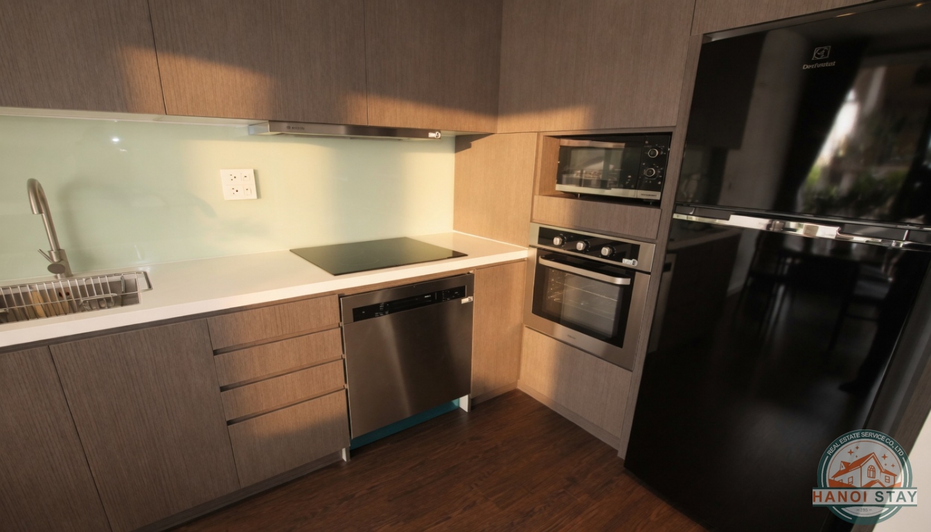 Modern Two bedroom Apartment Rental in Xuan Dieu, Center of Tay Ho 7