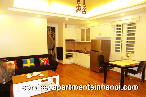 New and bright two bedroom apartment for rent in Van Cao str, Ba Dinh 1