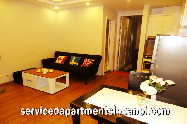 New and bright two bedroom apartment for rent in Van Cao str, Ba Dinh 2