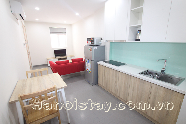 New and Nice One Bedroom Apartment rental in Van Cao street, Ba Dinh 3